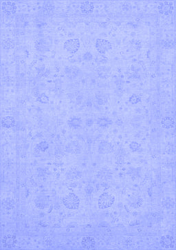 Abstract Blue Modern Rug, abs2748blu