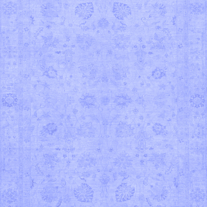 Abstract Blue Modern Rug, abs2748blu