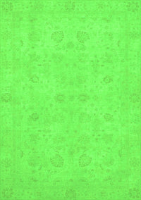 Abstract Green Modern Rug, abs2748grn