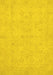 Machine Washable Abstract Yellow Modern Rug, wshabs2748yw