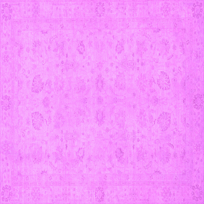 Square Machine Washable Abstract Purple Modern Area Rugs, wshabs2748pur