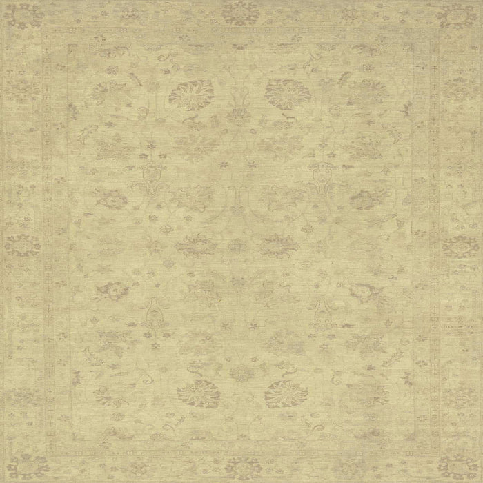 Square Abstract Yellow Modern Rug, abs2748