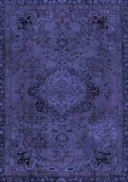 Abstract Blue Modern Rug, abs2749blu