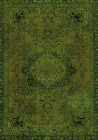 Abstract Green Modern Rug, abs2749grn