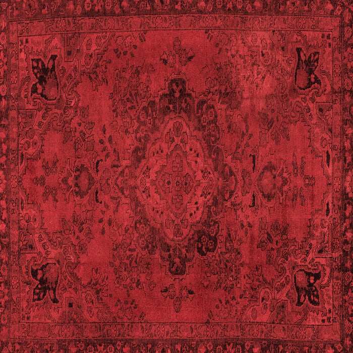 Abstract Red Modern Rug, abs2749red
