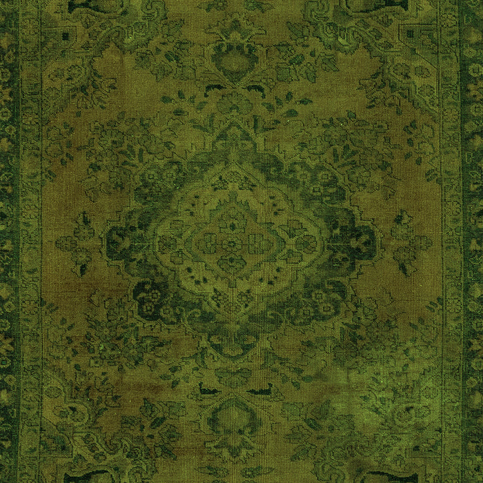 Machine Washable Abstract Green Modern Area Rugs, wshabs2749grn