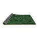 Sideview of Abstract Emerald Green Modern Rug, abs2749emgrn