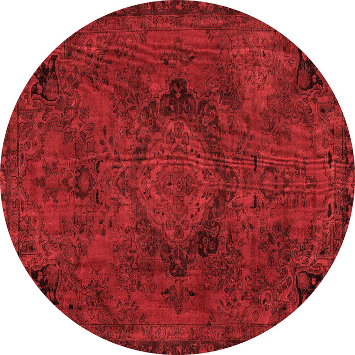 Abstract Red Modern Rug, abs2749red