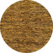 Round Machine Washable Abstract Red Brown Rug, wshabs274