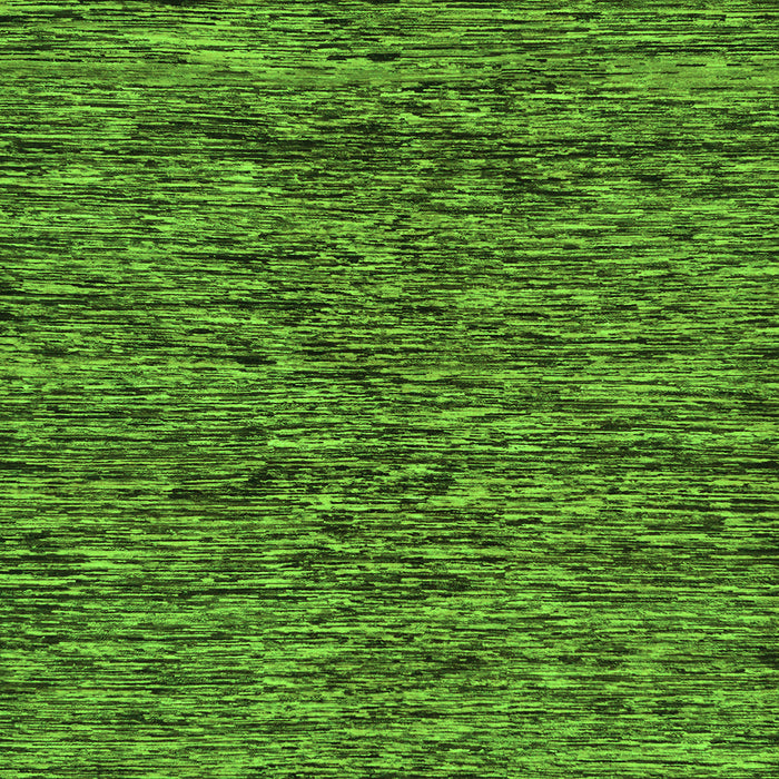 Square Machine Washable Oriental Green Modern Area Rugs, wshabs274grn