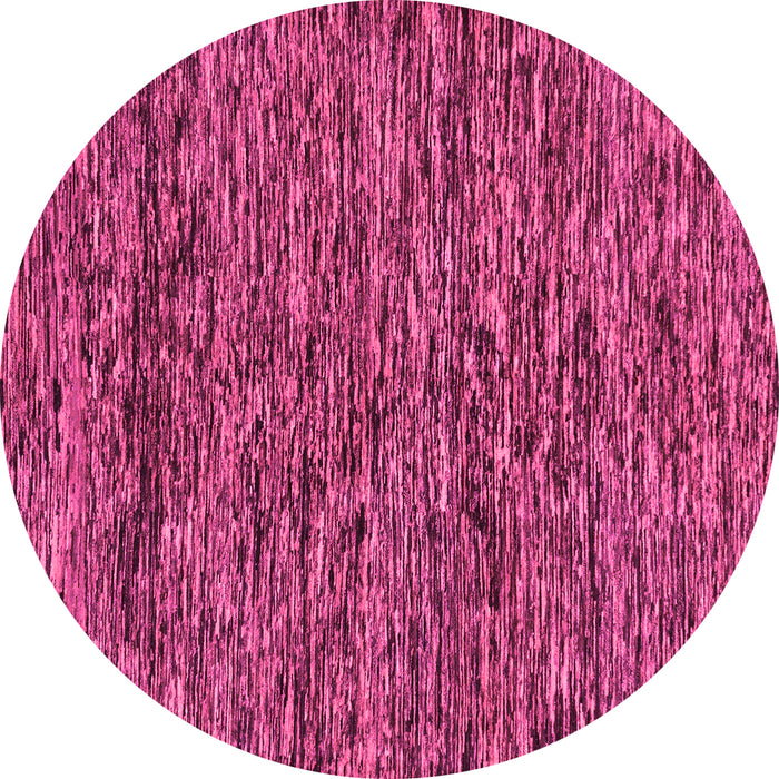 Round Oriental Pink Modern Rug, abs274pnk