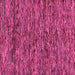 Square Machine Washable Oriental Pink Modern Rug, wshabs274pnk