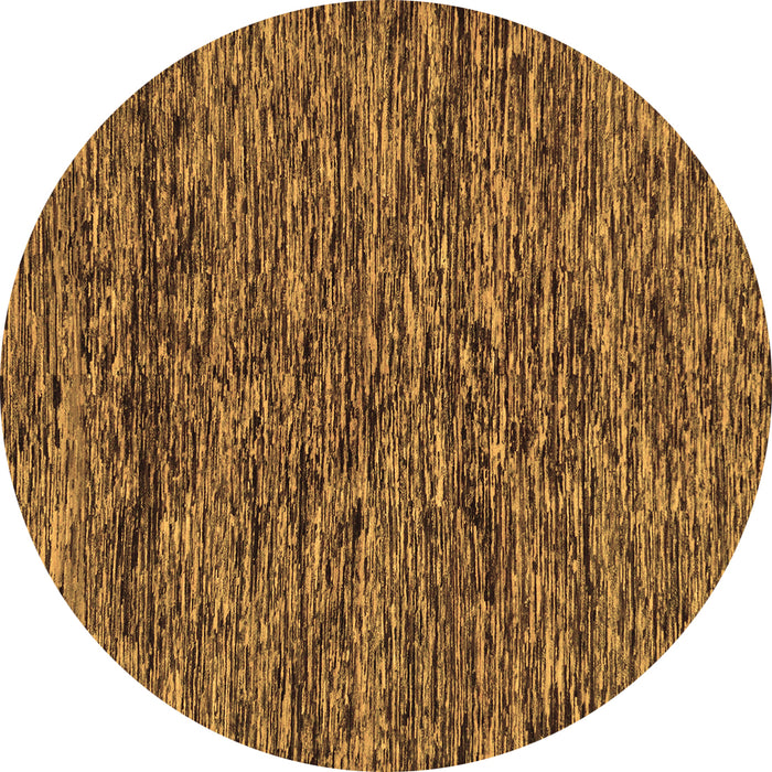 Round Oriental Brown Modern Rug, abs274brn