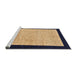 Sideview of Machine Washable Abstract Purple Rug, wshabs275