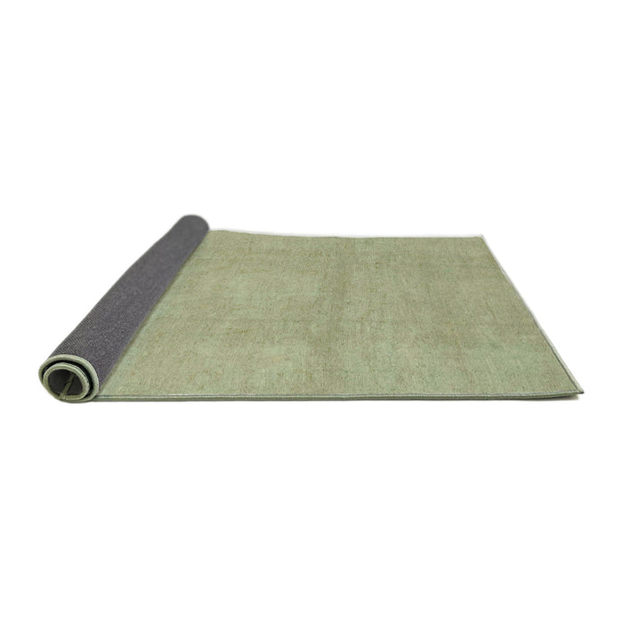 Sideview of Abstract Olive Green Modern Rug, abs2750