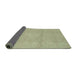 Sideview of Abstract Olive Green Modern Rug, abs2750