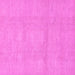 Square Abstract Pink Modern Rug, abs2750pnk