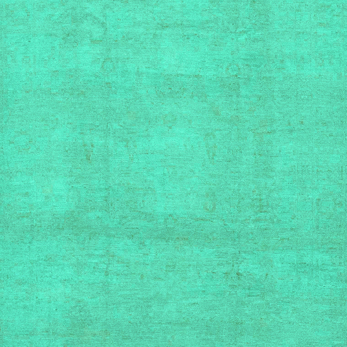 Machine Washable Abstract Turquoise Modern Area Rugs, wshabs2750turq