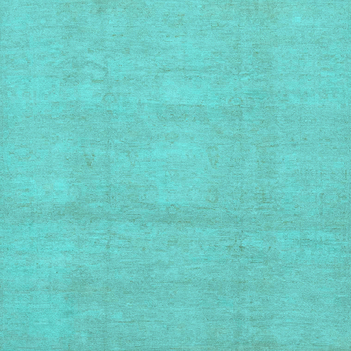 Square Machine Washable Abstract Light Blue Modern Rug, wshabs2750lblu