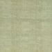 Square Abstract Olive Green Modern Rug, abs2750