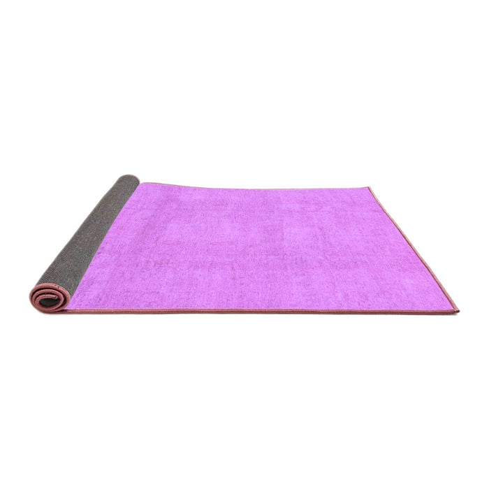 Sideview of Abstract Purple Modern Rug, abs2750pur