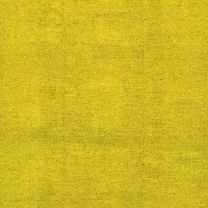 Machine Washable Abstract Yellow Modern Rug, wshabs2750yw