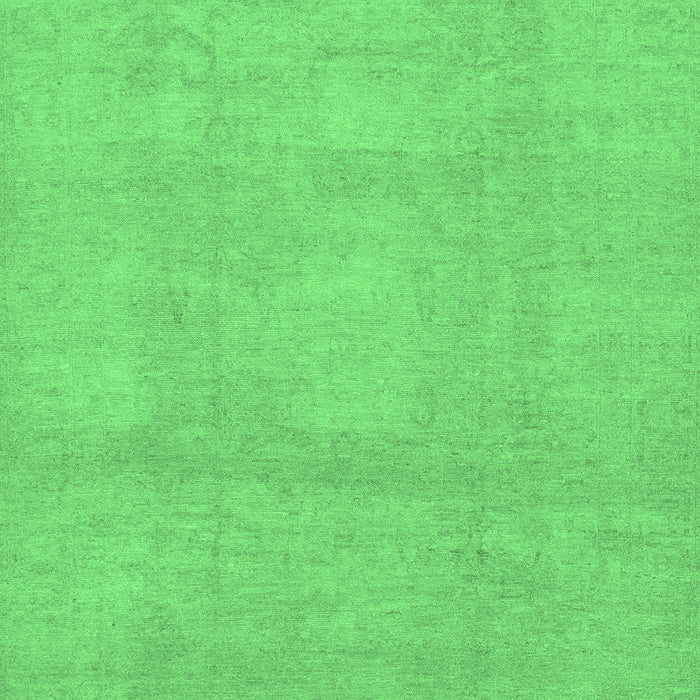 Machine Washable Abstract Emerald Green Modern Area Rugs, wshabs2750emgrn