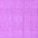 Square Machine Washable Abstract Purple Modern Area Rugs, wshabs2750pur