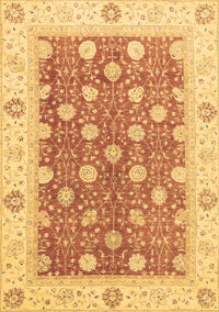 Oriental Brown Traditional Rug, abs2751brn