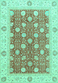 Oriental Turquoise Traditional Rug, abs2751turq