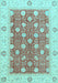 Oriental Light Blue Traditional Rug, abs2751lblu