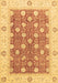 Machine Washable Oriental Brown Traditional Rug, wshabs2751brn