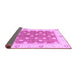 Sideview of Oriental Purple Traditional Rug, abs2751pur