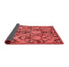 Abstract Red Modern Area Rugs