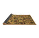Sideview of Abstract Brown Modern Rug, abs2752brn