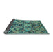 Sideview of Abstract Light Blue Modern Rug, abs2752lblu