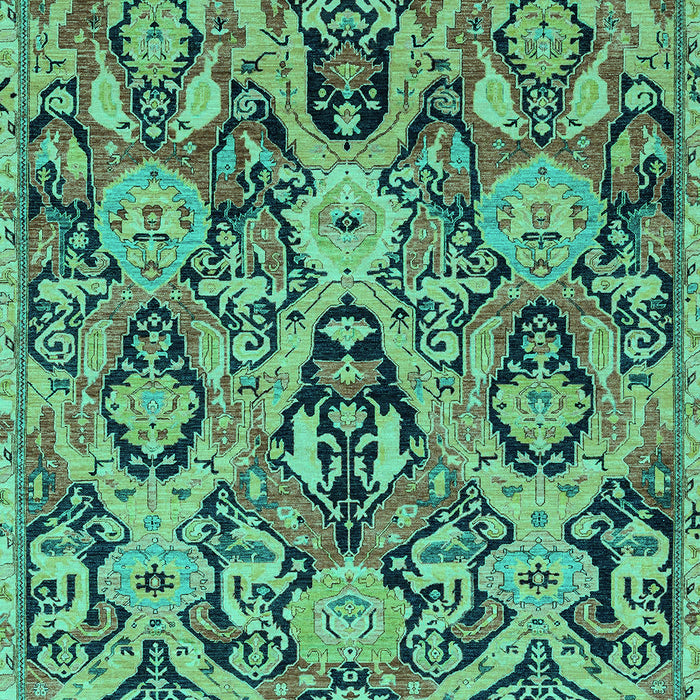 Machine Washable Abstract Turquoise Modern Area Rugs, wshabs2752turq