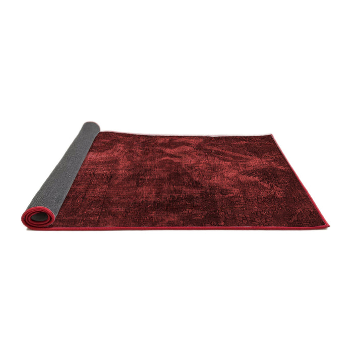 Abstract Red Modern Area Rugs