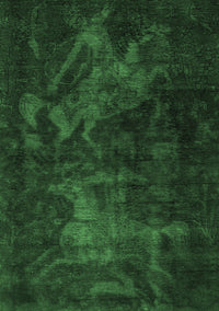 Abstract Emerald Green Modern Rug, abs2753emgrn