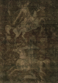 Abstract Brown Modern Rug, abs2753brn