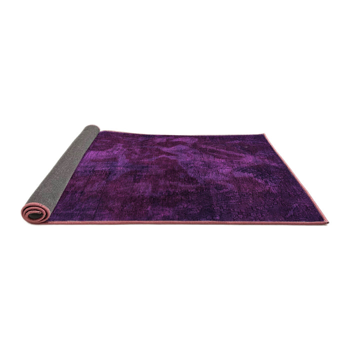 Sideview of Abstract Pink Modern Rug, abs2753pnk