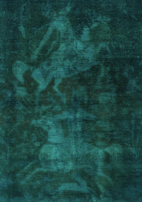 Abstract Turquoise Modern Rug, abs2753turq