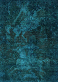 Abstract Light Blue Modern Rug, abs2753lblu