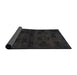 Sideview of Abstract Black Persian Rug, abs2754