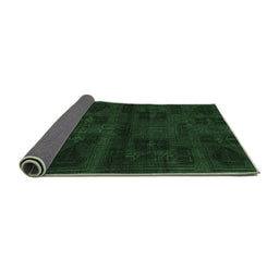 Sideview of Persian Emerald Green Bohemian Rug, abs2754emgrn