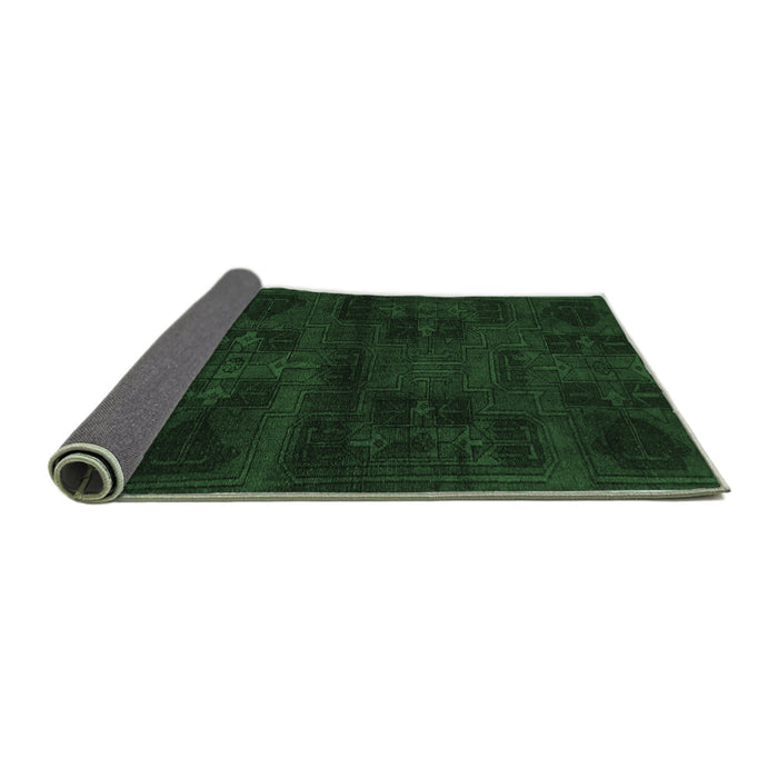 Sideview of Persian Emerald Green Bohemian Rug, abs2754emgrn