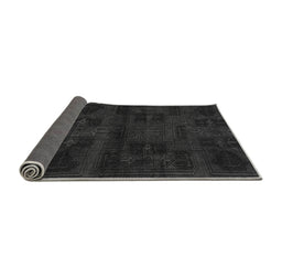 Sideview of Persian Gray Bohemian Rug, abs2754gry