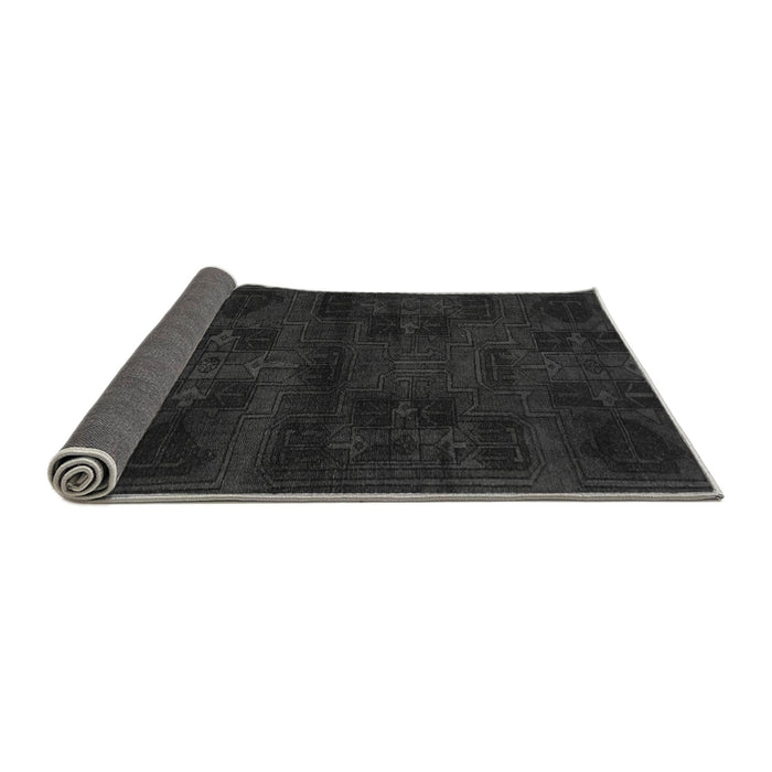 Sideview of Persian Gray Bohemian Rug, abs2754gry