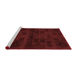 Bohemian Red Washable Rugs