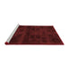 Bohemian Red Washable Rugs